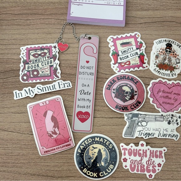 Smutty Book Club Sticker Collection Bookish bundle - Picture 3 of 6